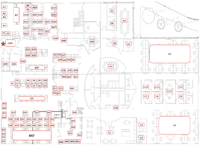 lab floor plan